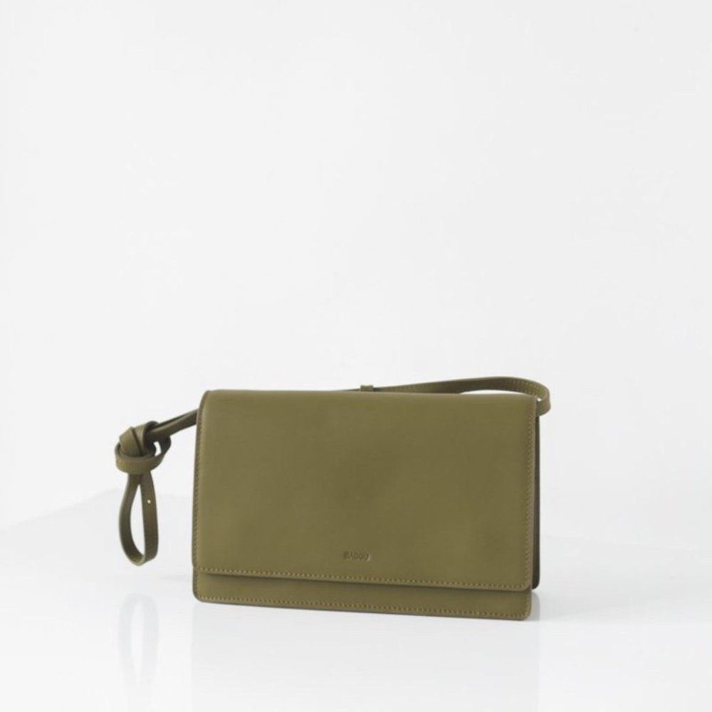 BAGGU Kelp Large Structured Crossbody
